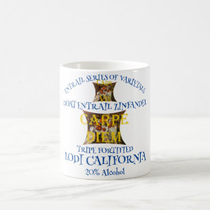 Ziegen-Eingeweide-Zinfandel aus der kalifornischen Kaffeetasse