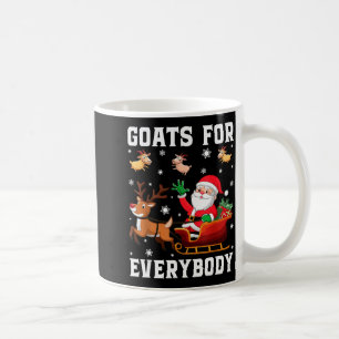 Ziegen für jeden Weihnachtsmann-Schlitten Lustiges Kaffeetasse