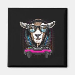 Ziegen-Gamer-PC-Computer-Videospiel-Liebhaber-Stre Magnet