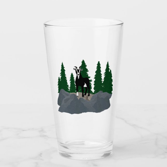 Ziegen Glas (Vorderseite)