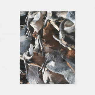 Ziegen-Herden-Fleecethrow-Baby-Hundedecke klein Fleecedecke