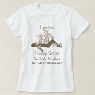 ZIEGEN   Ich überlebte die Kindersaison von GetYer T-Shirt