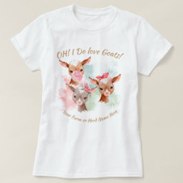 ZIEGEN | IHR TEXT Boho Adorable Kid Goats T-Shirt
