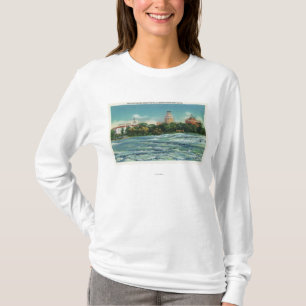 Ziegen-Insel-Ansicht der amerikanischen Rapids T-Shirt