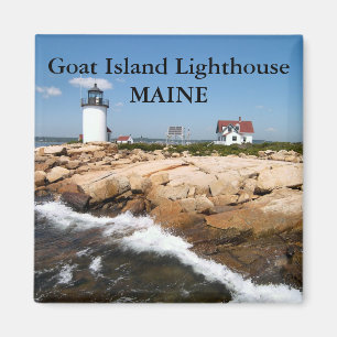 Ziegen-Insel-Leuchtturm, Maine-Magnet Magnet