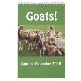 Ziegen-jährlicher Kalender 2018