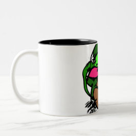 Ziegen machen Spaß Zweifarbige Tasse