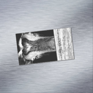 Ziegen-Magnet Magnetische Visitenkarte