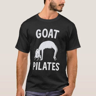Ziegen Pilates Lustiger Yoga Workout Trainer Fitne T-Shirt