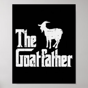 Ziegen Shirts Farm Animal Men Frauen Kinder die Zi Poster