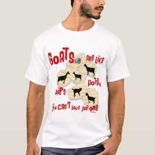 Ziegen sind wie Kartoffelchips T-Shirt