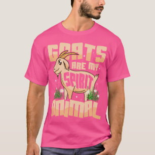 Ziegen Spirit Animal Goat Lover Bauer Goat Owner F T-Shirt