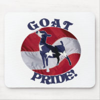 ZIEGEN-STOLZ-AMERIKANISCHE FLAGGE USA