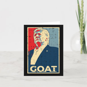 Ziegen Trump Poster 2024  Karte