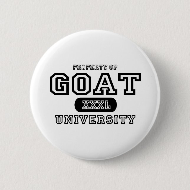 Ziegen-Universität Button (Vorderseite)