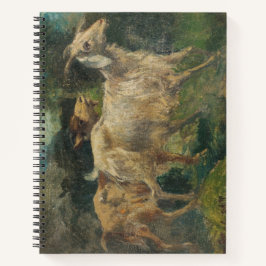 Ziegen (von Vincenzo Caprile) Notizbuch