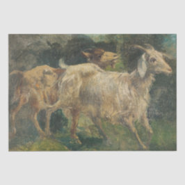 Ziegen (von Vincenzo Caprile) Seidenpapier
