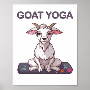 Ziegen Yoga Spiel Yoga Cl Yoga-Inder Ziegen Yoga Poster