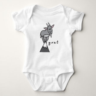 ZiegenBaby-Bodysuit oder Ein-Stück Baby Strampler