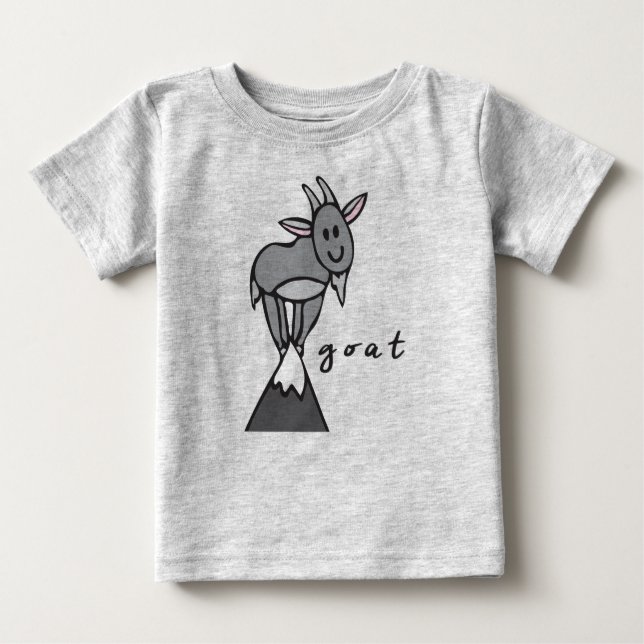 ZiegenBaby-Top oder T - Shirt (Vorderseite)