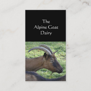 Ziegenbauernhof-Visitenkarte Visitenkarte