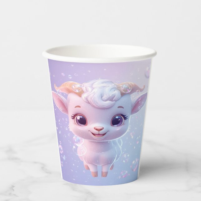 Ziegenblase Pappbecher (Vorderseite)