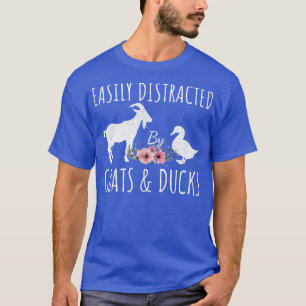Ziegenente aus Vintagem Bauer, leicht von Ziege ab T-Shirt