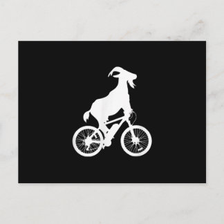 Ziegenfahrer Funny Goat Lover Graphic Einladungspostkarte