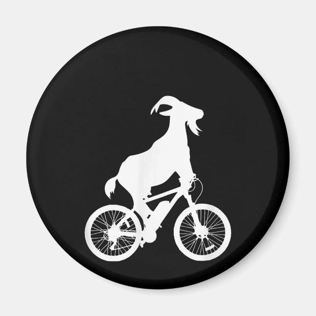 Ziegenfahrer Funny Goat Lover Graphic Magnet (Vorne)
