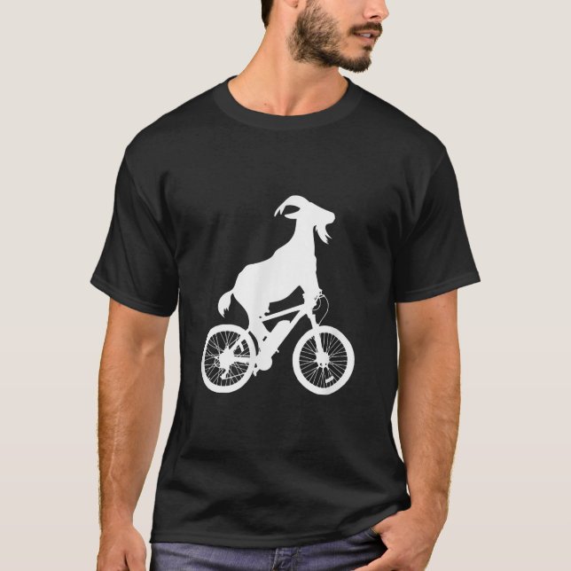 Ziegenfahrer Funny Goat Lover Graphic T-Shirt (Vorderseite)