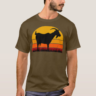 Ziegenfarm Bauer Hausgeflügel Schwarzes Tier zücht T-Shirt