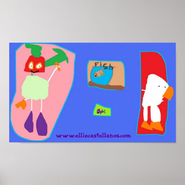 Ziegenfischerei, www.elliecastellanos.com poster (Vorne)