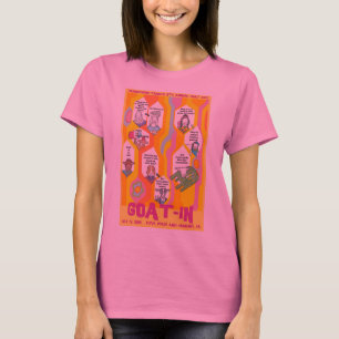 Ziegenfleisch-Krawatte-Farbstoff-T - Shirt
