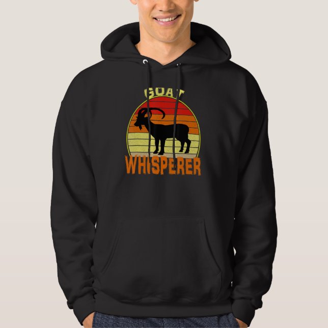 Ziegenflüster Hoodie (Vorderseite)