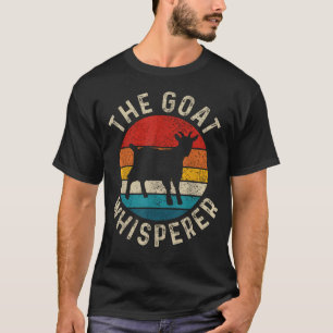 Ziegenflüsterer Lustiger Ziegenliebhaber Vintage-B T-Shirt