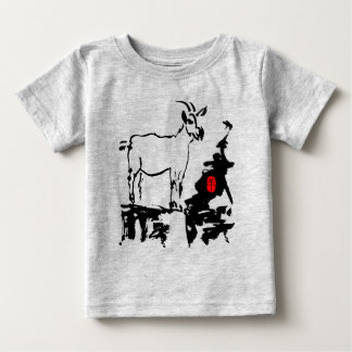 Ziegengestein Vietnamesisches Chinesisches Jahr Zo Baby T-shirt