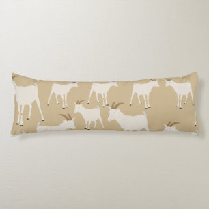 Ziegenhaltung Muster Seitenschläferkissen