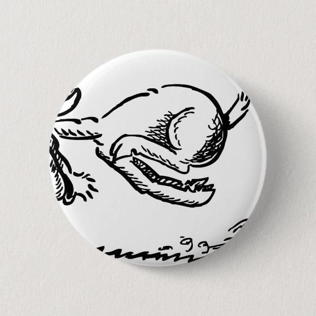 Ziegenhorn-Widder personalisieren Anniversalen Button (Vorderseite)