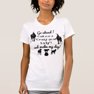 Ziegenjunge "Crazy Goat Lady" - Silhouetten für Zi T-Shirt