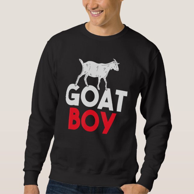 Ziegenjunge Ziegen Sweatshirt (Vorderseite)