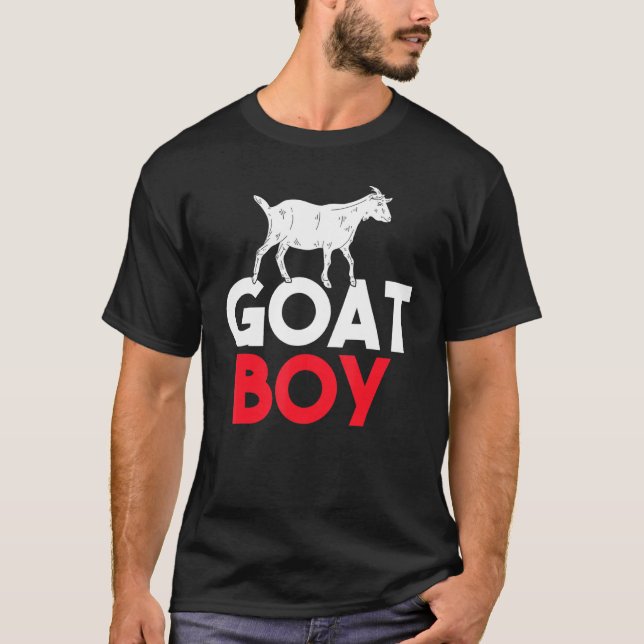 Ziegenjunge Ziegen T-Shirt (Vorderseite)