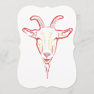 Ziegenkatze Einladung