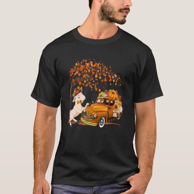 Ziegenkleidung Fall Tree Lieferwagen LKW Carry P T-Shirt (Vorderseite)