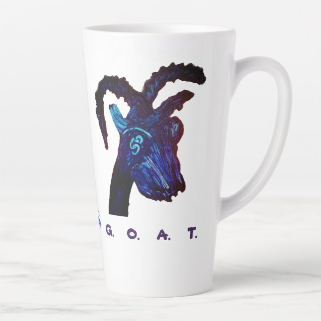Ziegenkopf-Tasse Milchtasse (Rechts)