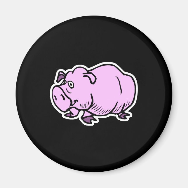 Ziegenkrübschwein Magnet (Vorne)