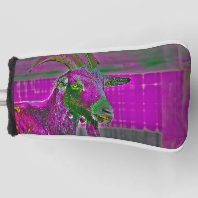 Ziegenkunst Golf Headcover (Vorderseite)