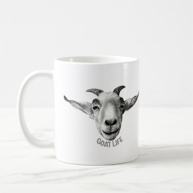 Ziegenleben Kaffeetasse (Links)