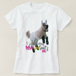 ZIEGENLIEBE   Ich friere einfach LIEBE Babyziegen  T-Shirt