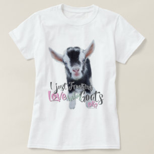 ZIEGENLIEBE   Ich friere einfach LIEBE Babyziegen  T-Shirt