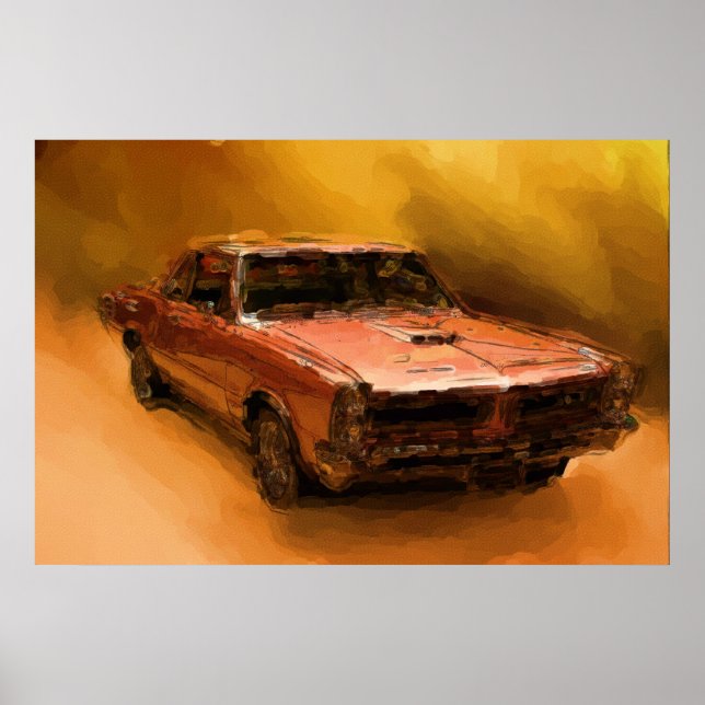 Ziegenmalerei Poster (Vorne)